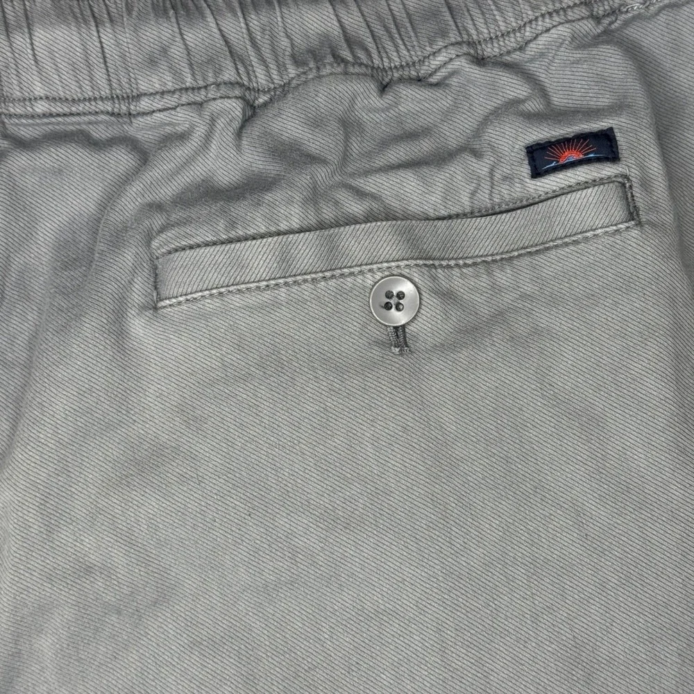 Faherty Brand All Day Shorts Grey Organic Cotton Linen Blend XXL 6in Inseam